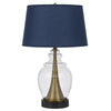 Cupola Glass/Metal Table Lamp - Cal Lighting