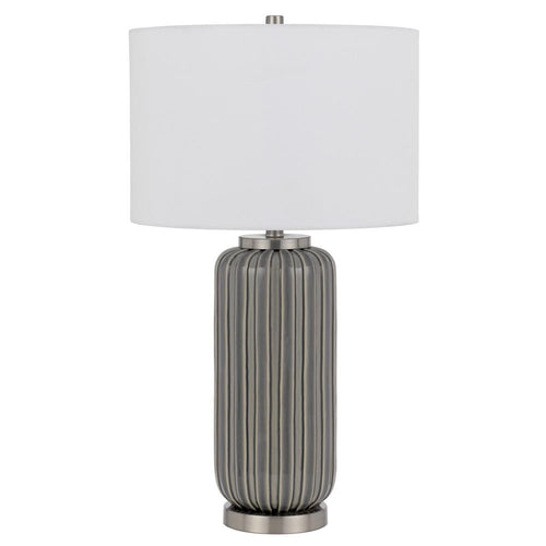 Rodano Ceramic Table Lamp With Hardback Drum Shade - Cal Lighting