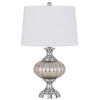 Ossona Metal/Glass Table Lamp With Hardback Taper Drum Shade - Cal Lighting