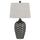 Dresano Resin Table Lamp With Linen Hardback Taper Drum Shade - Cal Lighting