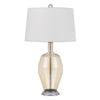 Carpiano Glass Table Lamp With Hardback Taper Drum Shade - Cal Lighting