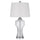 100W 3 Way Reston Column Glass Table Lamp - Cal Lighting