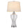 100W 3 Way Reston Column Glass Table Lamp - Cal Lighting