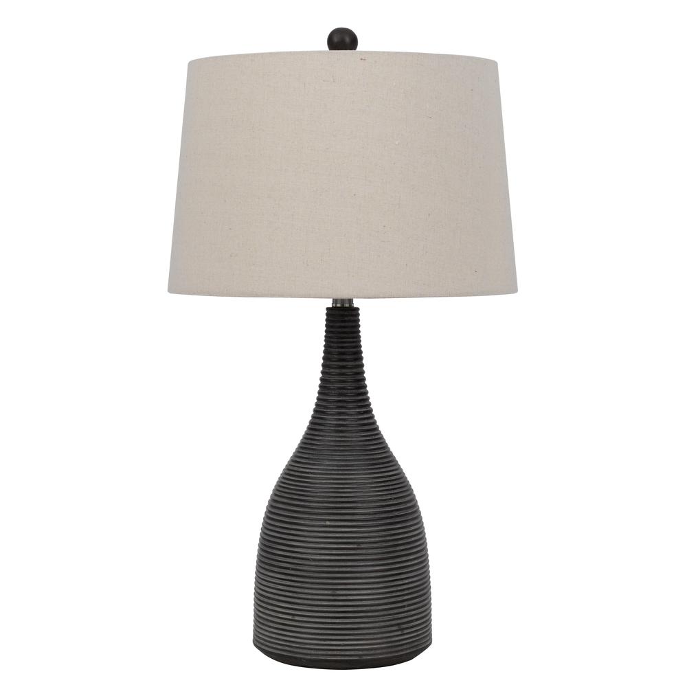 150W 3 Way Kaneohe Resin Table Lamp - Cal Lighting
