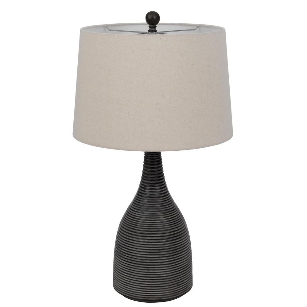 150W 3 Way Kaneohe Resin Table Lamp - Cal Lighting
