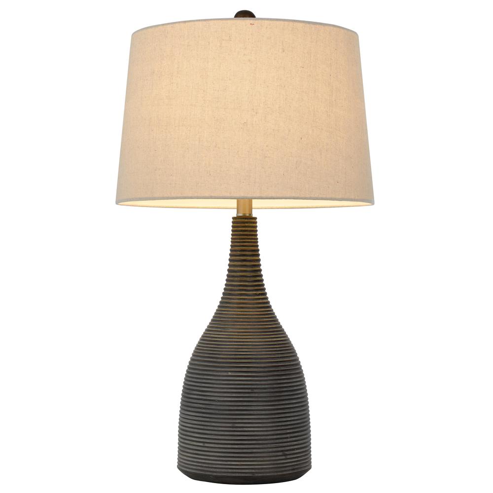 150W 3 Way Kaneohe Resin Table Lamp - Cal Lighting