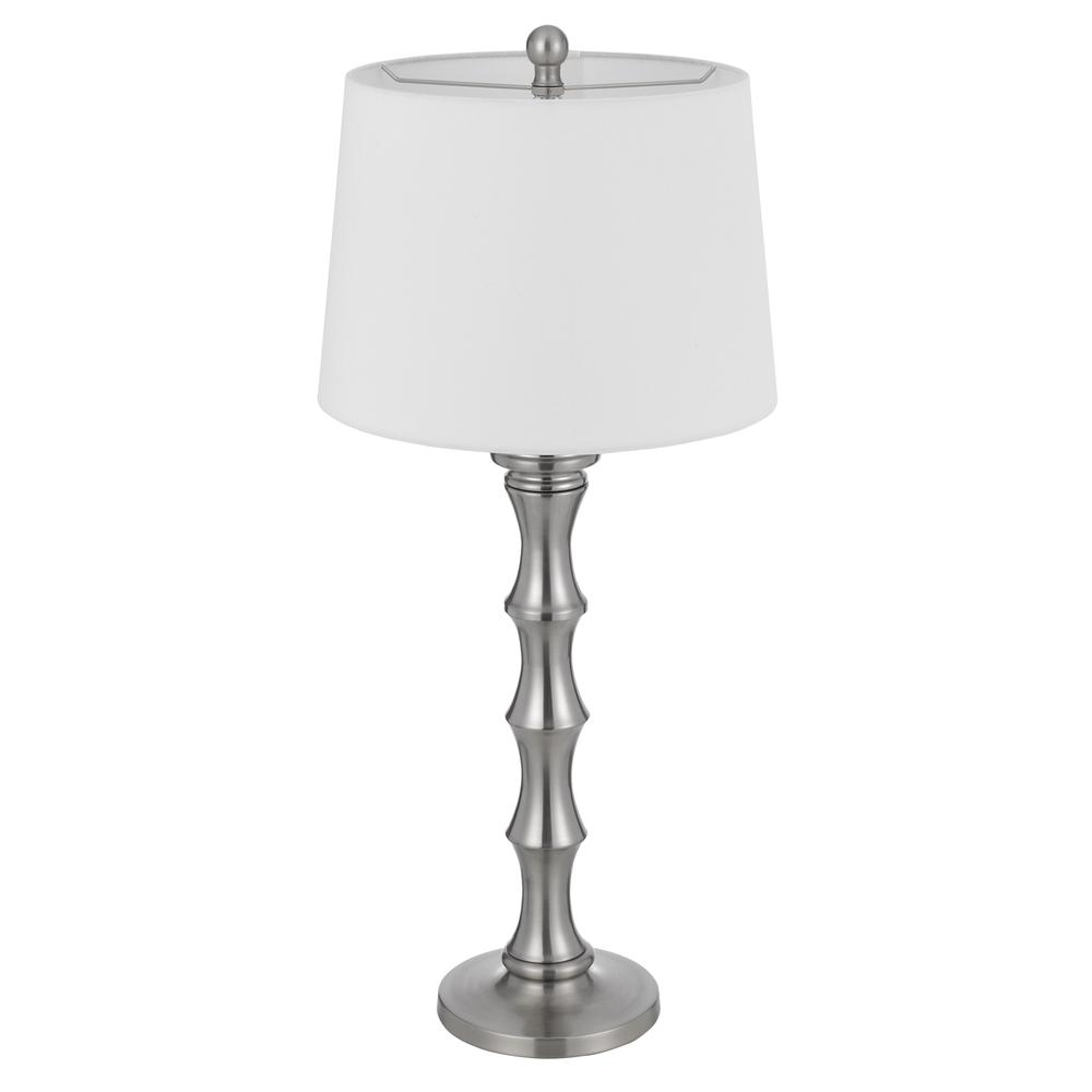 150W 3 Way Rockland Metal Table Lamp. Priced And Sold As Pairs - Cal Lighting