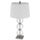 150W 3 Way Crosset Crackle Glass Table Lamp. Priced And Sold As Pairs - Cal Lighting