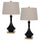 100W Hilo Metal Table Lamp. Priced And Sold As Pairs - Cal Lighting