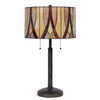 60W X 2 Tiffany Table Lamp - Cal Lighting