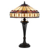 60W X 2 Tiffany Table Lamp - Cal Lighting