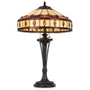 60W X 2 Tiffany Table Lamp - Cal Lighting