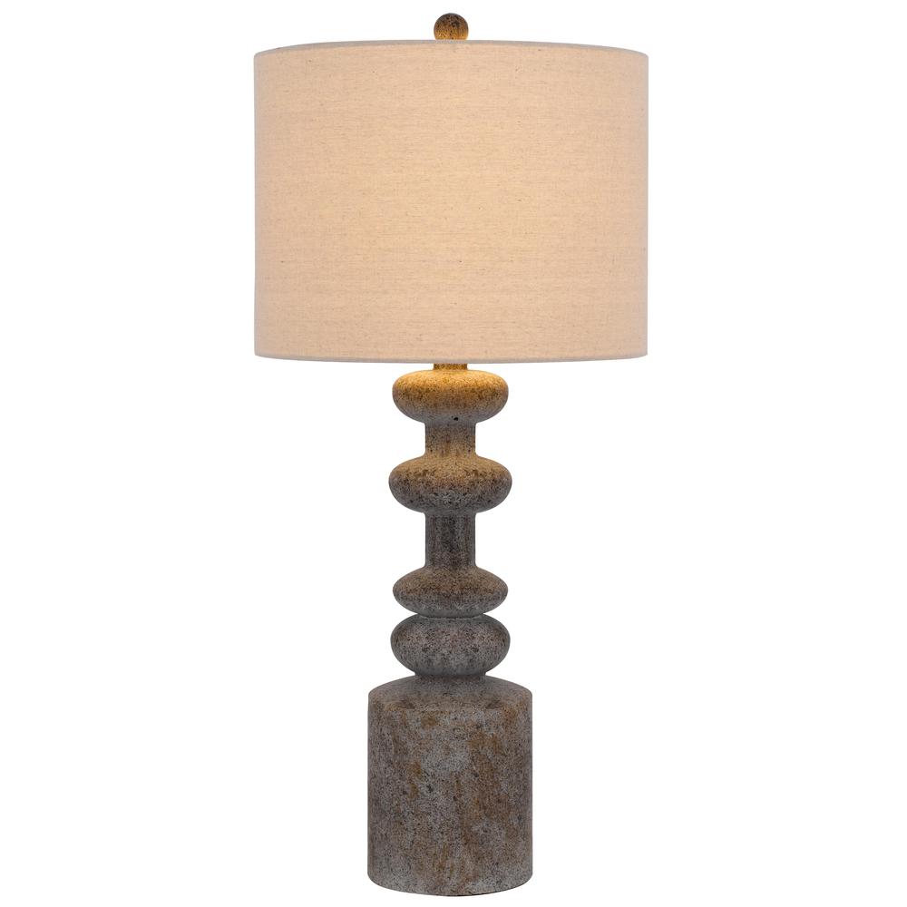 150W 3 Way Blackfoot Resin Table Lamp. Priced And Sold As Pairs - Cal Lighting