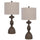 150W 3 Way Nampa Resin Table Lamp. Priced And Sold As Pairs. - Cal Lighting