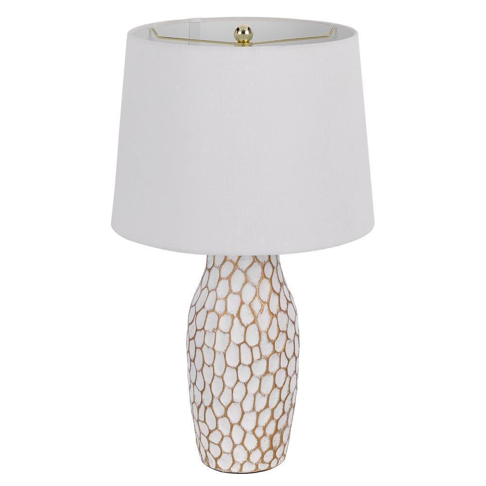 100W Elmira Ceramic table lamp. Priced and sold as pairs - Cal Lighting