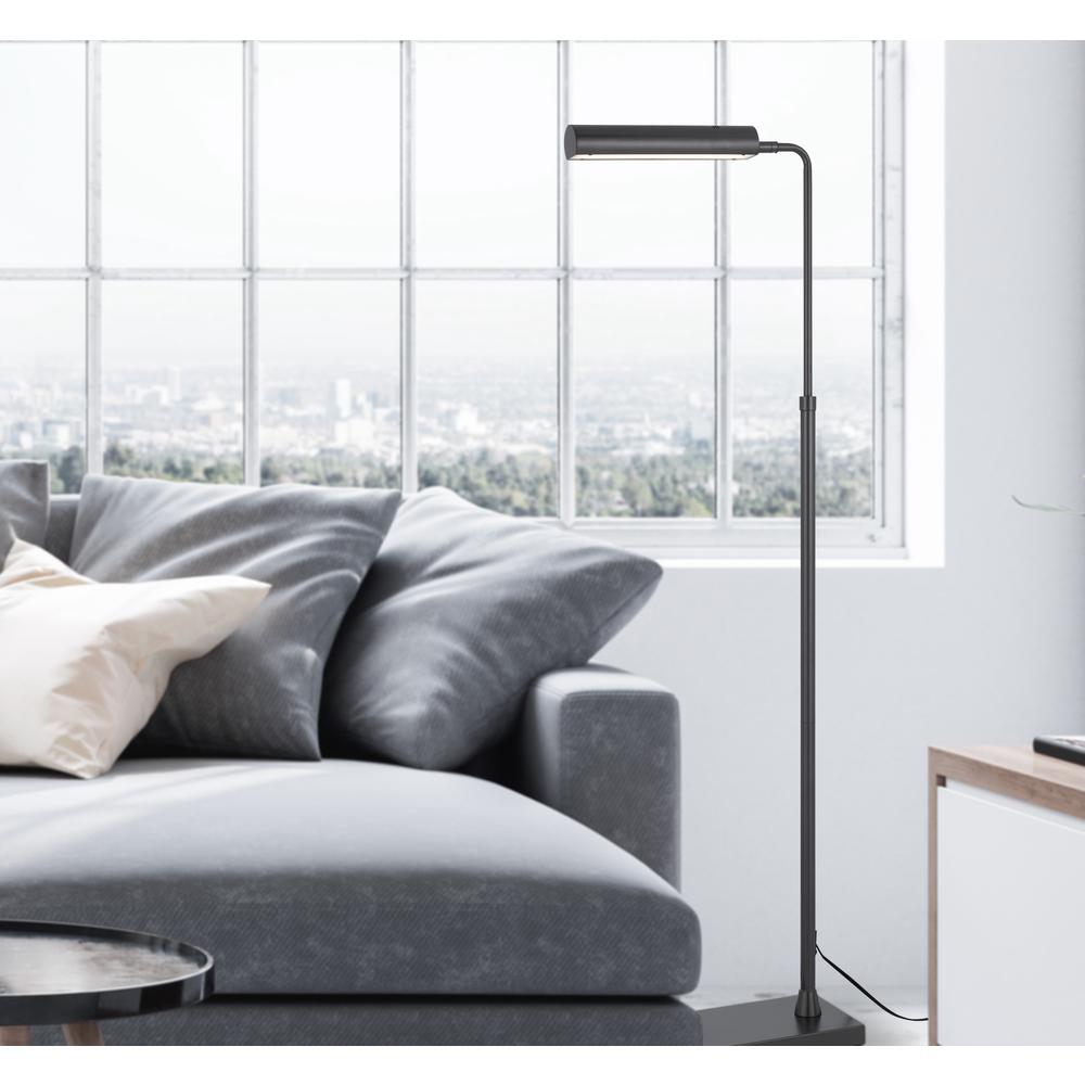 Delray 17W, 3000K Non Dimmable Integrated Led Metal Floor Lamp - Cal Lighting