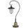 60W Walcott Downbridge Lantern Metal Table Lamp With Bubbled Glass Shade - Cal Lighting