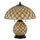 60W X 2 Valetta Tiffany Table Lamp With 2W Integrated Led Night Light - Cal Lighting