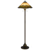 60W X 2 Armscroft Tiffany Floor Lamp - Cal Lighting