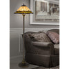 60W X 2 Armscroft Tiffany Floor Lamp - Cal Lighting