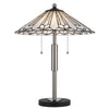 60W X 2 Muirfield Tiffany Table Lamp - Cal Lighting