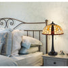 60W X 2 Whitton Tiffany Table Lamp - Cal Lighting