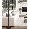 60W Colebridge Downbridge Tiffany Floor Lamp - Cal Lighting