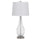 150W 3 Way Walham Glass Table Lamp With Hardback Fabric Shade (Sold In Pairs) - Cal Lighting
