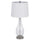 150W 3 Way Walham Glass Table Lamp With Hardback Fabric Shade (Sold In Pairs) - Cal Lighting