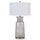150W 3 Way Keswick Glass Table Lamp With Hardback Fabric Shade (Sold In Pairs) - Cal Lighting