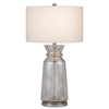 150W 3 Way Keswick Glass Table Lamp With Hardback Fabric Shade (Sold In Pairs) - Cal Lighting