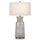 150W 3 Way Keswick Glass Table Lamp With Hardback Fabric Shade (Sold In Pairs) - Cal Lighting