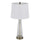 150W 3 Way Huxley Glass Table Lamp With Hardback Fabric Shade (Sold In Pairs) - Cal Lighting