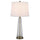 150W 3 Way Huxley Glass Table Lamp With Hardback Fabric Shade (Sold In Pairs) - Cal Lighting