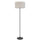 150W 3 Wayt Cromwell Metal Floor Lamp With Linen Shade - Cal Lighting