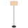 150W 3 Wayt Cromwell Metal Floor Lamp With Linen Shade - Cal Lighting