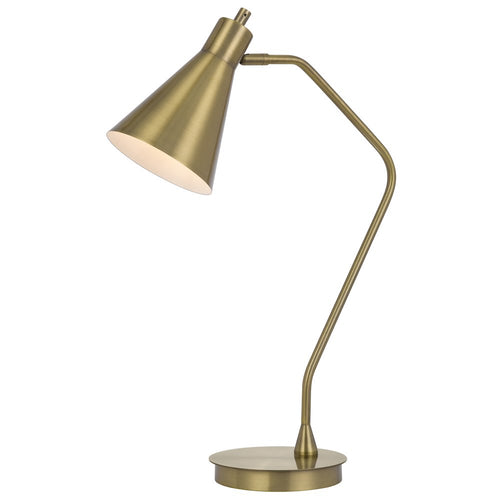 Type A led bulb 12W max. Capstone task metal table lamp with swivel shade - Cal Lighting