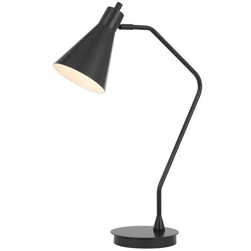 Type A led bulb 12W max. Capstone task metal table lamp with swivel shade - Cal Lighting