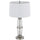 100W 3 way Macon glass table lamp with 2W led night light - Cal Lighting