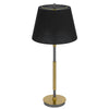 150W 3 way Ciudad metal two tone table lamp - Cal Lighting