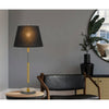 150W 3 way Ciudad metal two tone table lamp - Cal Lighting