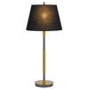 150W 3 way Ciudad metal two tone table lamp - Cal Lighting