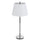 150W 3 way Ciudad metal two tone table lamp - Cal Lighting