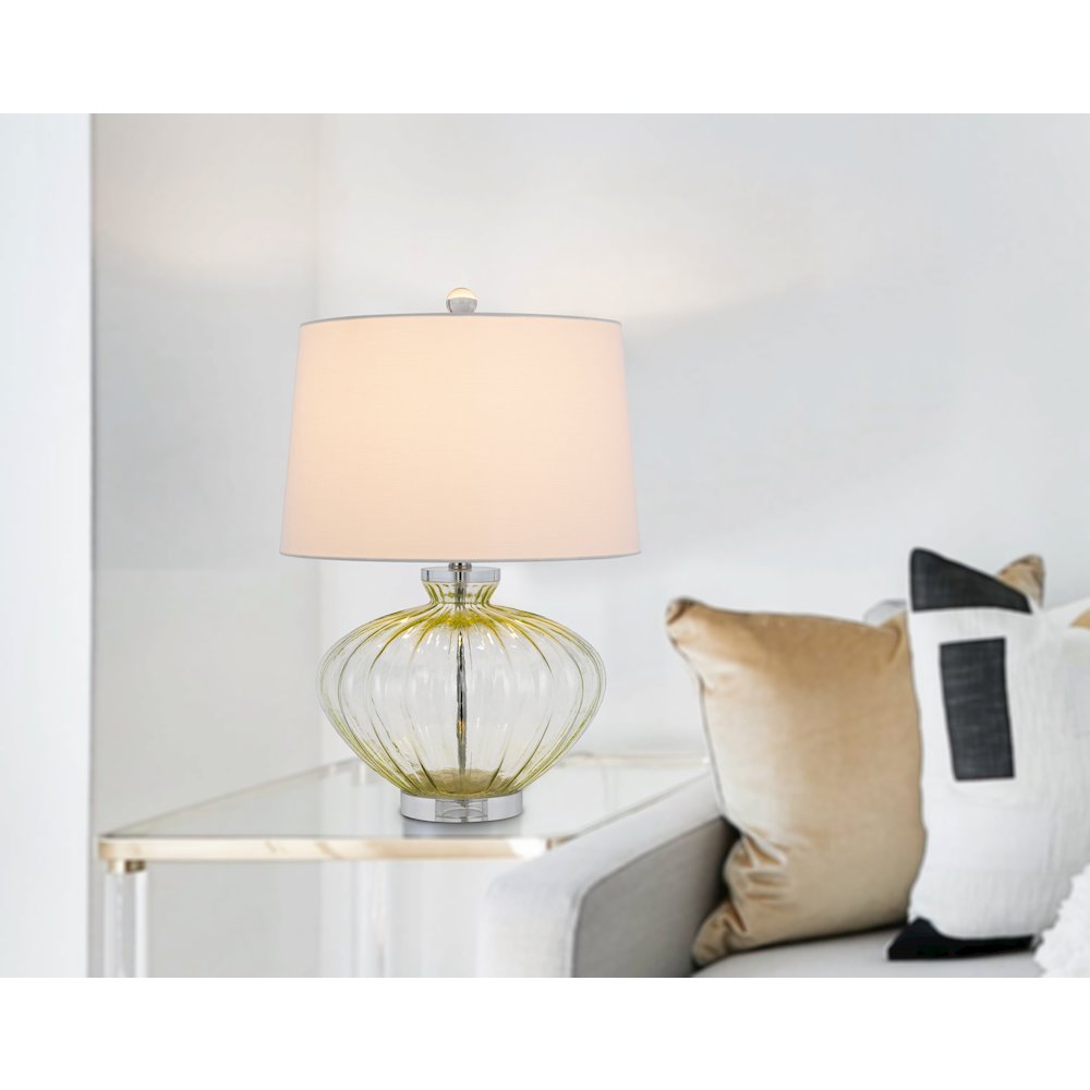 150W 3 way Delta glass table lamp. Sold in pairs - Cal Lighting