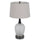 100W led Vega metal/frosted glass table lamp with 2W led night light - Cal Lighting