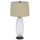 100W led Mansfield glass table lamp with 2W led night light and 2 USB Outlets - Cal Lighting