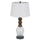 100W led Harlan metal/glass table Lamp - Cal Lighting