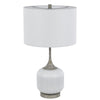 150W 3 way Palmyra metal/glass table lamp. Sold in pairs - Cal Lighting