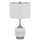 150W 3 way Palmyra metal/glass table lamp. Sold in pairs - Cal Lighting