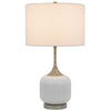 150W 3 way Palmyra metal/glass table lamp. Sold in pairs - Cal Lighting